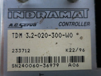 Indramat AC Servo Power Supply + Controller TVM 1.2-050-220/300 TDM 3.2-020-220 (DW2857-1)