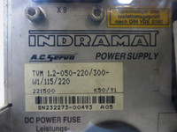 Indramat AC Servo Power Supply + Controller TVM 1.2-050-220/300 TDM 3.2-020-220 (DW2857-1)