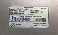 StarLine CB100-20-1-250-4 20A Busway Tap Box 208Y/120V Bus Plug 1P 20 Amp 34UA (EM4130-3)