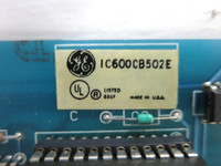 GE Fanuc IC600CB502E Logic Control Module Series Six PLC Board IC600CB502 (DW2991-1)