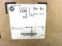 NEW Allen Bradley 1336-B003-EAD-L3 3HP 1336 AC VS Drive 3 HP 4.8kVA 460V 6.0A (DW3233-1)