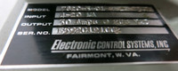 ECS Electronic Control Systems 7820-3-01-2-20-F301 Power Controller 604-180 (GA0595-3)