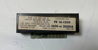 Square D PE16-1200 1200A Rating Plug Trip Unit PE Frame Breaker 1600/2000 Amp (EM4216-1)