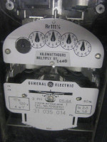 General Electric 3 Stator Watthour Meter 3PH 701X501G1 GE Watt Hour Meter 701X (EBI2050-1)