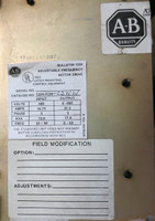 Allen Bradley Adjustable Frequency 5HP Motor Drive 1334-FOB 460V 21.3A 17kVA F0B (GA0743-2)