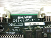 Sharp X6141NC-11 JW-32CV3 Servo Amplifier Robotic Drive Unit Control Board PLC (DW3681-11)