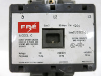 FPE 4204 CU33ES-01 Size 3 Motor Starter 90A CU33ES01 Sz3 50 HP Federal Pacific (DW4005-3)
