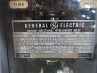 GE 12JBCG63E31A Ground Directional Overcurrent Relay JBCG 120V 5A .5/2 10-40 (DW4074-1)