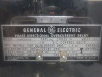 GE 12JBC53P1A Phase Directional Overcurrent Relay Type JBC 120V 1.5-12A 2-16 (DW4088-3)
