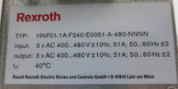 Rexroth HNF01.1A-F240-E0051-A-480-NNNN IndraDrive Inverter 480 VAC 51A 60Hz (GA0914-1)