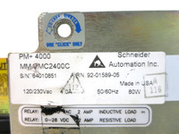 Schneider PanelMate Plus PM+ 4000 Controller MM-PMC2400C 92-01589-05 Modicon (DW4206-1)