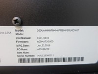 GE Multilin G60 Generator Protection System UR PLC Rack w Display Panel NO PLCS (DW4276-1)