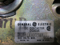 GE DS303A7A01LXA003XN 900A DC Contactor 600V 120V Coil 22D75G3A DS303A 900 Amp (DW4309-6)