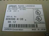 Omron R88D-UA08HA 200/230 VAC 200W 4.0A AC Servo Drive (EBI3230-2)