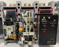 GE TC84SS 400A Power Break Circuit Breaker w/ 225 Amp Plug General Electric LI (EM4382-3)