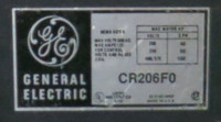GE 8000 100A Breaker Size 3 Starter 36" MCC Bucket 100 Amp TEC36100 CR206E0 (BJ0104-1)