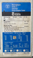 CH Westinghouse RD316TW 1600A Circuit Breaker w/ 1200 Amp Plug & Ground 3P RD (EM4520-1)