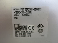 NEW Moore Industries PWT/120AC,5A/4-20MAB/2E-120AC-SPC-CE(SM) Watt Transducer (DW4868-1)