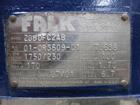 Falk 2080FC2AB Gear Reducer Drive Ratio 7.638 Concentric Inline Shaft 345A1 (BJ0250-1)