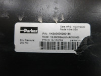 NEW Parker 1H2A0000280185 Pneumatic Cylinder Ser 2A 12" Bore 18" Stroke 250 PSI (DW4996-2)