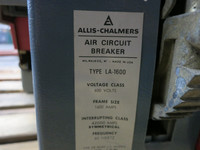 Allis-Chalmers LA-1600 1600A Air Breaker LSIG Static Trip II Unit Xfmr 800:1 (DW5081-1)