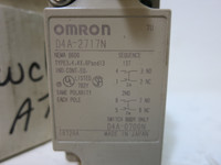 NEW Omron D4A-2717N Limit Switch B600 3,4,4X,6P,13 D4A-0700N Body D4A2717N (DW5090-1)