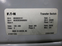 Eaton BIC8C3E30400XSU 400A Automatic Transfer Switch 120-480V 3PH 400 Amp ATS (DW5152-1)