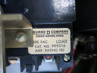 Square D Model 3 100A Breaker Size 3 Starter 21" MCC Bucket 100 Amp Class 8999 (DW5195-3)