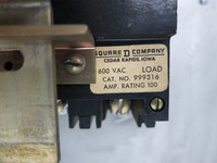 Square D Model 3 100A Breaker Feeder 21" MCC Bucket 100 Amp Class 8999 999316 (DW5196-7)