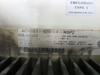 ABB ACH501-020-4-N0P2 20HP AC VS Drive 3PH 480V ACH-500 20 HP Bypass 27A (DW5216-1)