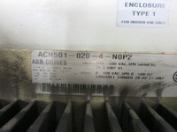 ABB ACH501-020-4-N0P2 20 HP AC VS Drive 3PH 480V ACH-500 20HP Bypass 27A (DW5215-1)