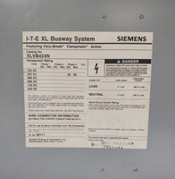 ITE XLVB424N 200A 240V XL Switch Fusible Bus Plug 3PH 4W XJ-L 200 Amp XLVB Gould (DW5299-3)