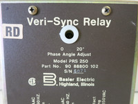 Basler Electric 90 88800 102 Model PRS 250 Veri-Sync Relay 9088800102 PRS250 (DW5309-14)
