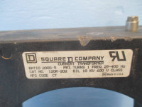 Square D 120R-202 Current Transformer CT 2000:5 A Amps 120R202 600V (EBI3999-3)