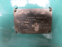 Cleveland Type L-9740 AC Motor 350 HP 440V 885 RPM 418A 3PH Dual Shaft (DW5429-1)