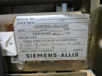 Allis-Chalmers LA-1600 1600A Air Breaker LSIG RMS Trip Unit Xfmr 1600:1 Digitrip (DW5482-1)