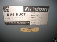 Westinghouse Bus Duct T Connector 453D631G13 3 PH 4 Wire 600 Amp 600A (EBI5026-1)
