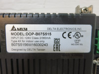 Delta DOP-B07S515 7" Touch Panel HMI Operator Interface DOPB07S515 (DW5544-1)