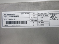 ABB ACH401603035 40 HP AC VS Drive 3PH 480V 40HP 59A (DW5668-1)