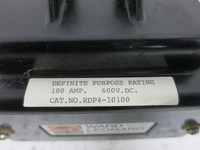 Ward Leonard RDP4-10100 180A Definite Purpose Contactor 600VDC 120V Coil 180 Amp (DW5731-2)