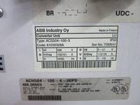 ABB ACS504-100-5 Converter Unit 100 HP ACH504 AC VS Drive 3PH (DW5794-1)