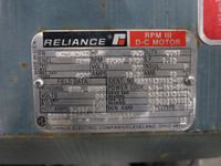 Reliance Electric LC2512ATZ 7.5 HP DC Motor 1750/1950 RPM III 500 VDC TENV (DW5797-3)