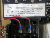 Allen Bradley Size 4 Starter 200A Fusible Combination Combo Box 200 Amp 509-EOB (DW5861-1)