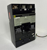 Square D MHL368001287 800A Circuit Breaker w Aux & UVR 600V MAL MHL36800 800 Amp (EM4942-1)