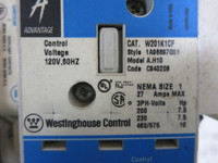 Westinghouse Advantage Size 1 Reversing Starter W240M1CFC W201K1CF WB13FJ Ovld (DW5884-2)