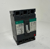 GE TED136125 125A Circuit Breaker Green Label 125 Amp General Electric bad label (EM4953-1)