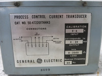 GE 50-472201THHH3 Process Control Current Transducer 0-5A 0-20mA (DW5922-1)