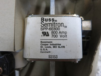 NEW Buss Semitron SPP-6E800 800A 700V Fuse Bussman Cooper 800 Amp (BOX OF 2) (DW5974-2)