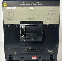 Square D MHP36700MT 700A Circuit Breaker 480/600V Type MAL 3P MHP36700 700 Amp (EM5001-1)