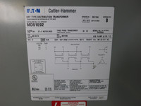 NEW Eaton 51 kVA 460 Delta to 460Y/266 V 3PH Distribution Transformer MD51E92 (DW6016-1)